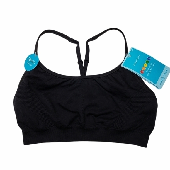BARELY THERE NWT Custom Sports Bra CustomFlex XS/Black - Picture 3 of 8